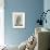 Owl In Blue Monotone-Paula Mills-Framed Art Print displayed on a wall