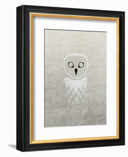 Owl - Jethro Wilson Contemporary Wildlife Print-Jethro Wilson-Framed Art Print