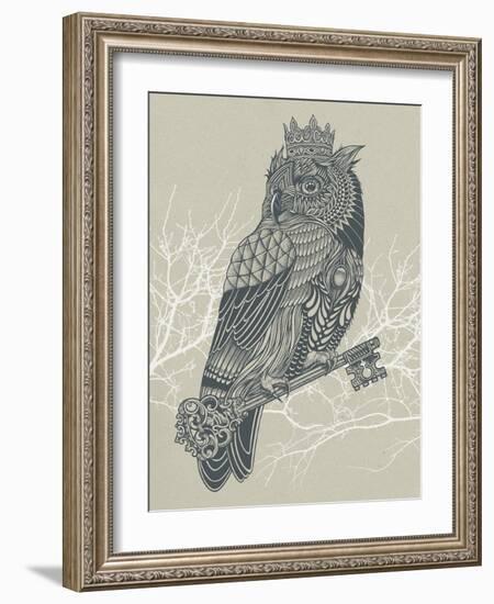 Owl King-Rachel Caldwell-Framed Art Print