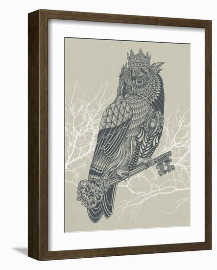 Owl King-Rachel Caldwell-Framed Art Print