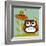 Owl Looking at Snail-Nancy Lee-Framed Art Print