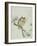 Owl on a Flowering Magnolia Branch-Kubo Shunman-Framed Giclee Print