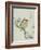 Owl on a Flowering Magnolia Branch-Kubo Shunman-Framed Giclee Print