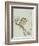 Owl on a Flowering Magnolia Branch-Kubo Shunman-Framed Giclee Print