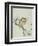 Owl on a Flowering Magnolia Branch-Kubo Shunman-Framed Giclee Print