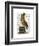 Owl on Books-Fab Funky-Framed Art Print