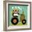 Owl on Tractor-Nancy Lee-Framed Art Print