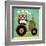 Owl on Tractor-Nancy Lee-Framed Art Print