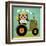 Owl on Tractor-Nancy Lee-Framed Art Print