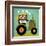 Owl on Tractor-Nancy Lee-Framed Art Print