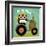 Owl on Tractor-Nancy Lee-Framed Art Print