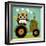 Owl on Tractor-Nancy Lee-Framed Art Print