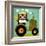 Owl on Tractor-Nancy Lee-Framed Art Print