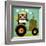 Owl on Tractor-Nancy Lee-Framed Art Print