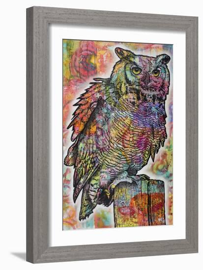 Owl Perch-Dean Russo-Framed Giclee Print