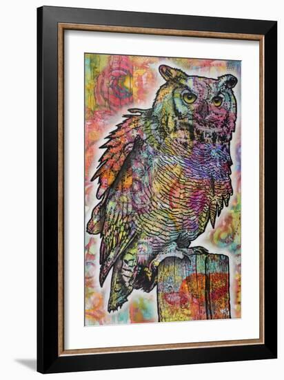 Owl Perch-Dean Russo-Framed Giclee Print