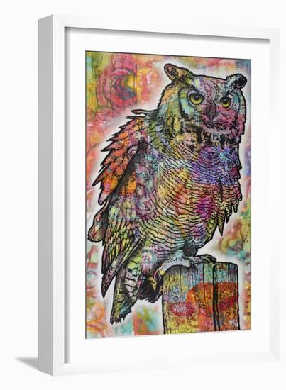 Owl Perch-Dean Russo-Framed Giclee Print