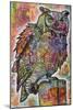 Owl Perch-Dean Russo-Mounted Giclee Print