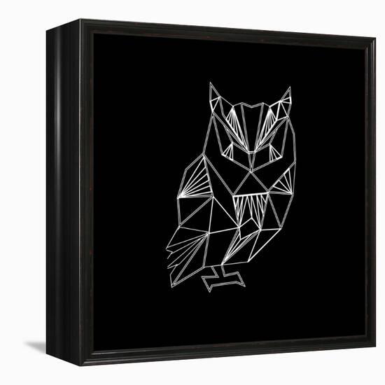 Owl Polygon-Lisa Kroll-Framed Stretched Canvas