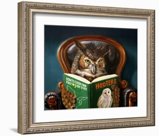 Owl Porn-Lucia Heffernan-Framed Art Print