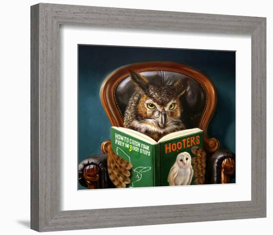 Owl Porn-Lucia Heffernan-Framed Art Print