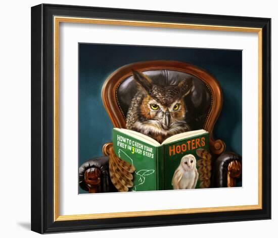 Owl Porn-Lucia Heffernan-Framed Art Print