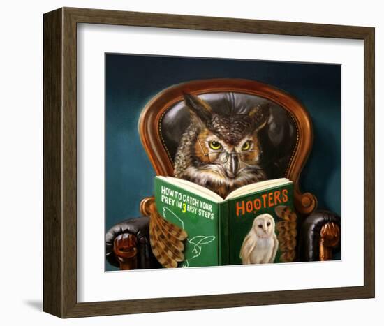 Owl Porn-Lucia Heffernan-Framed Art Print