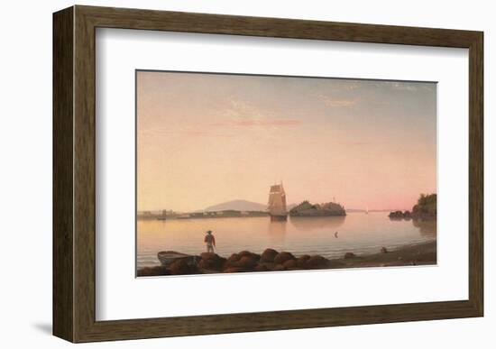 Owl’s Head, Penobscot Bay, Maine, 1862-Fitz Hugh Lane-Framed Art Print