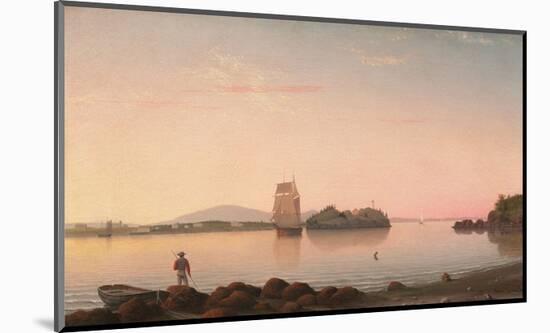 Owl’s Head, Penobscot Bay, Maine, 1862-Fitz Hugh Lane-Mounted Art Print