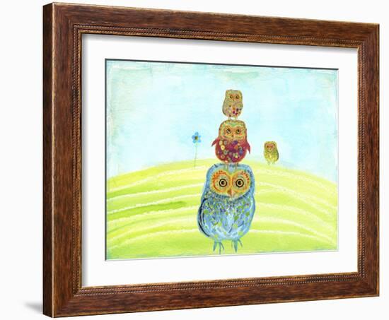 Owl Totem-Ingrid Blixt-Framed Art Print