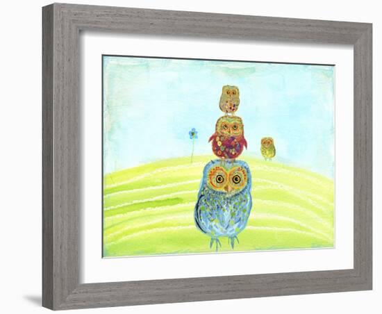 Owl Totem-Ingrid Blixt-Framed Art Print