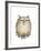 Owl VII-Judy Rossouw-Framed Giclee Print