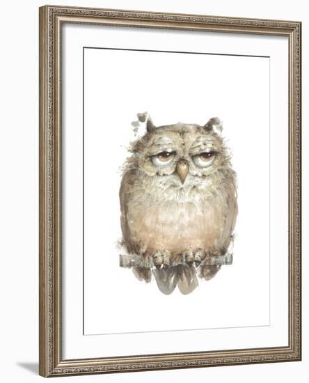 Owl VII-Judy Rossouw-Framed Giclee Print