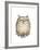 Owl VII-Judy Rossouw-Framed Giclee Print