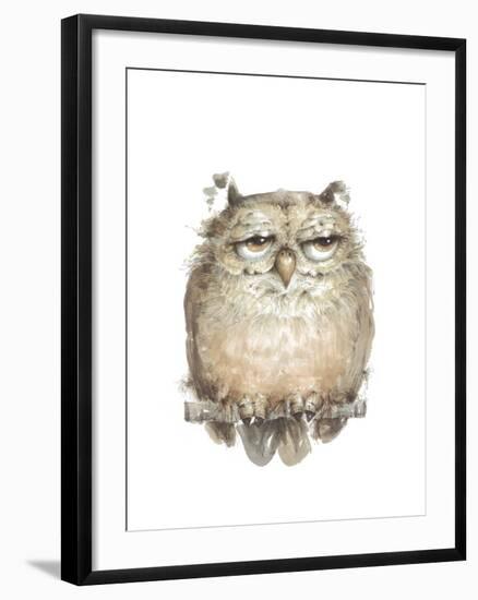 Owl VII-Judy Rossouw-Framed Giclee Print