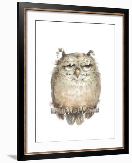 Owl VII-Judy Rossouw-Framed Giclee Print