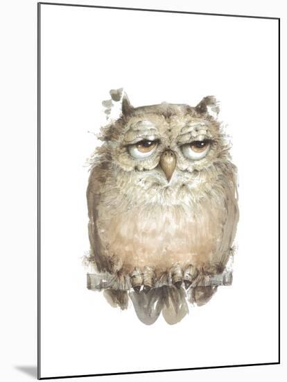 Owl VII-Judy Rossouw-Mounted Giclee Print