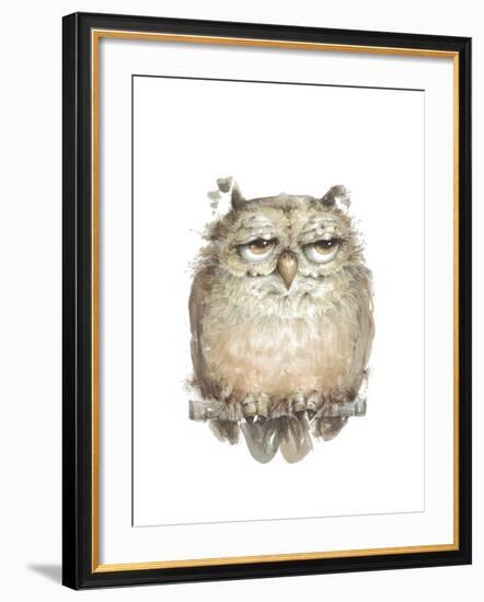 Owl VII-Judy Rossouw-Framed Giclee Print