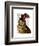 Owl with Top Hat-Fab Funky-Framed Art Print