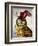 Owl with Top Hat-Fab Funky-Framed Premium Giclee Print