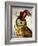 Owl with Top Hat-Fab Funky-Framed Art Print