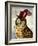 Owl with Top Hat-Fab Funky-Framed Art Print