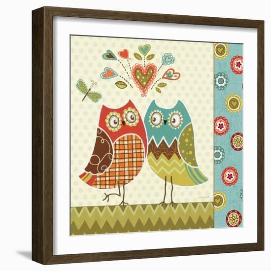 Owl Wonderful II-Lisa Audit-Framed Art Print