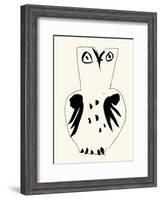 Owl-Pablo Picasso-Framed Serigraph