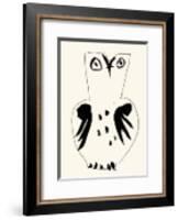 Owl-Pablo Picasso-Framed Serigraph