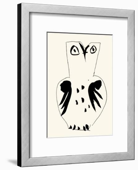 Owl-Pablo Picasso-Framed Serigraph