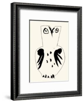 Owl-Pablo Picasso-Framed Serigraph