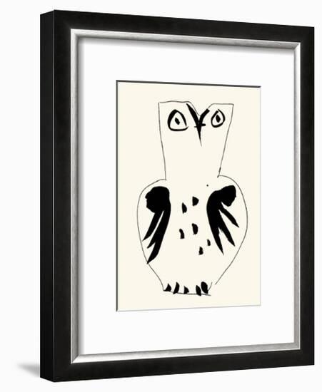 Owl-Pablo Picasso-Framed Serigraph