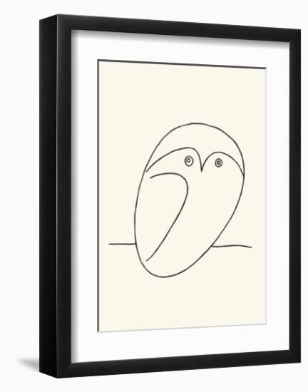 Owl-Pablo Picasso-Framed Serigraph