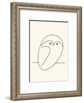 Owl-Pablo Picasso-Framed Serigraph